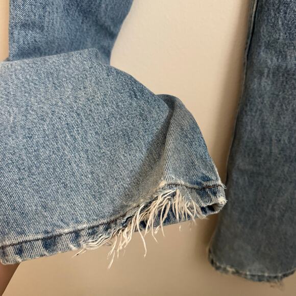 Harley Davidson Men Straight Leg Light Wash Denim Jeans 34 x 32 Distressed Biker - Picture 9 of 12